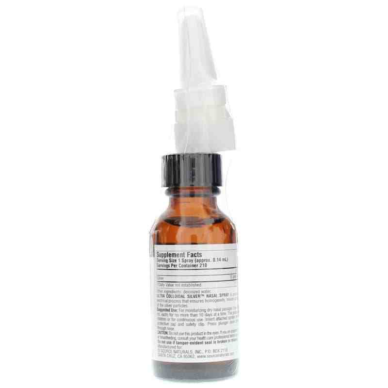 Ultra Colloidal Silver Nasal Spray 10 PPM, Source Naturals